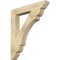 Ekena Millwork Olympic Slat Rough Sawn Bracket, Douglas Fir, 4"W x 28"D x 32"H BKT04X28X32OLY06RDF - alternate 1